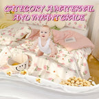 Simple Spring Comforter Full Size, Category A Maternal and Infant Grade Quilt Core - Healthy Warm Comfortable Comforter for Bedroom Living Room Bed Decor(C,200 * 230cm/79 * 91") - Image 5