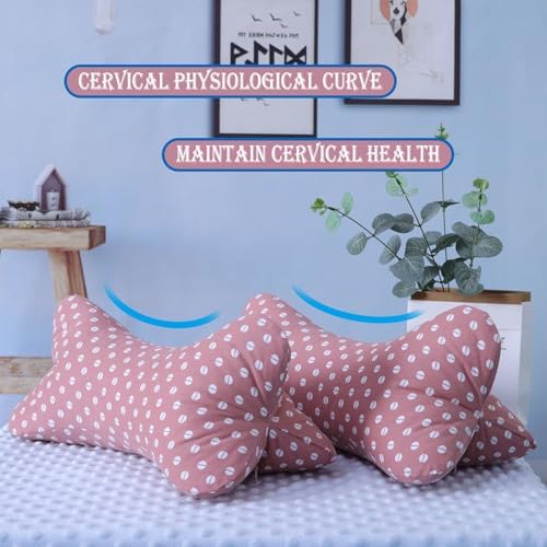 ZHIWEIKJ Bone Neck Pillows Dog Bone Shaped Pillow Cervical Neck Pillow for Camping Sleeping Travel Car Truck Driving Home and Office Rest (Size : F) - Image 4