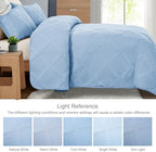 Exclusivo Mezcla 3-Piece Soft Quilts Queen Size Bedding Set, Sky Blue - Image 5