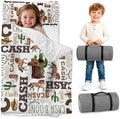 Personalized Toddler Nap Mat with Pillow and Blanket, Monogram Nap Mats for Preschool Daycare, Custom Thickened Large 55”x22.5” Sleeping Bag for Kids, Rollup Sleeping Mat for Boys Girls Gift by Feraurae