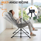 Portal Hammock Camping Chair,Adjustable Recline Backrest,Grey - Image 6