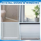10 Rolls 20 ft X1'' Weather Stripping Clear Silicone Door Seal - Image 4