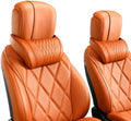 Yilia Universal Memory Foam Car Headrest Neck Pillow，Orange：2PCS by Yilia