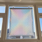 Blackout Blind Shade with Suction Cups, No Drill Roller Window Curtains - Image 2