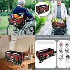 LedBack Snowman Walker Seat Cover Rollator Seat Cover Rollator Storage Bag - Image 5