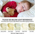 NTBAY Oversized Toddler Down Alternative Comforter, 43 x 60, White - Image 6