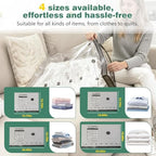 20 Pack Travel Vacuum Storage Bags for Clothes with Wireless Pump, 4 Sizes - Image 3