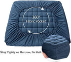 EASELAND Queen Size Mattress Pad Pillow Top Mattress Topper Cotton Top - Image 4