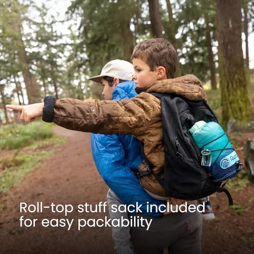 Rumpl Original Puffy Compact Throw Blanket, Seascape Ridge Mountains - Image 7