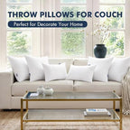MIULEE 12x20 Throw Pillows Inserts 6 Pack, Decorative Pillows for Couch Bed - Image 4
