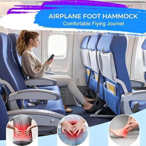 Airplane Leg Rest – Adjustable Portable Lightweight Comfort Footrest - Image 4