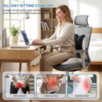 Car Seat Cushion Reducing Sciatica Pressure, Back & Tailbone Comfort - Image 3