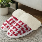Cotton Slippers With Fluffy Edges House Slippers - Image 3