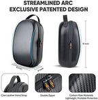 sarlar Carrying Case for Meta Quest 3S/Quest 3/Quest 2 VR Headset, Controller, Original Head Strap, Carbon Fiber Hard Shell Pouch with Lightweight Portable Protection for Travel Storage - Image 6