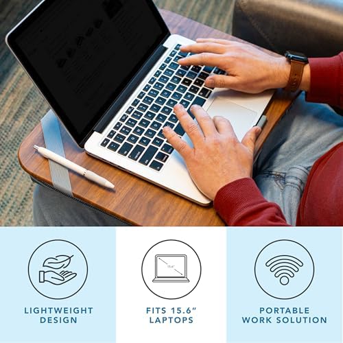 LAPGEAR Designer Lap Desk – Arrow Stripes, 2-Pack with Storage Basket - Image 3