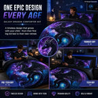 CCoutueChen Kids Comforter Set King - Boys Teens Dragon Bedding - Image 4