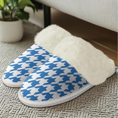 Cotton Slippers With Fluffy Edges House Slippers - Image 3