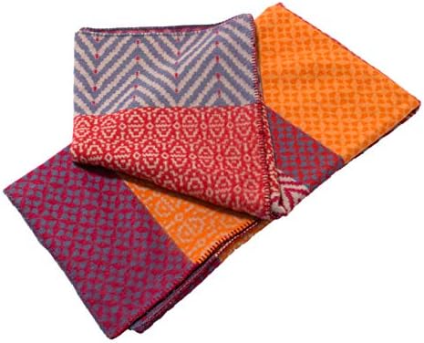 Wool Blanket (Red Stripe, 73x58In) - Image 2