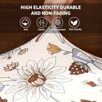 KRFOONN RV Dinette Cushion Covers Stretch Camper Cushions Cover, 06 - Image 5