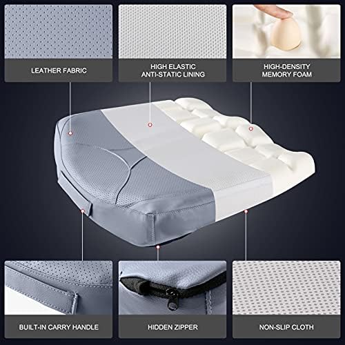 Car Memory Foam Heightening Seat Cushion for Short People Driving. - Image 4