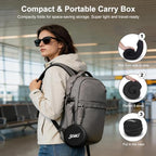 jiaao Neck Pillow for Airplane Travel with Memory Foam - Image 4
