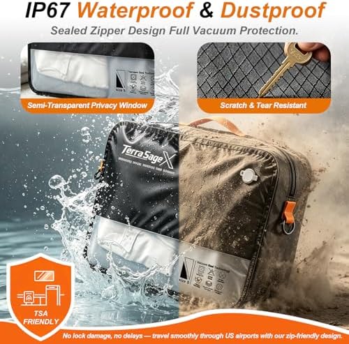 Travel Vacuum Bags with Pump, Space Saver Compression Storage Bags for Luggage & Suitcase, Clear Viewing Window, Reusable Vacuum Seal Bags for Clothes, Bedding & Travel (19L, 2 Pack) - Image 5