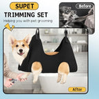 Supet Dog Grooming Hammock for Nail Trimming, Pet Grooming Hanging Harness - Image 3