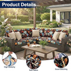 Smiry Waterproof Patio Cushion Covers, Stretch Outdoor Furniture Covers - Image 5