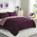 HOMME Queen Size 3 Pieces All Season Soft Comfortable Down Alternative Reversible Quilted Oversize Comforter Set School Dorm, Machine Washable by Unknown