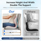 Seat Cushion for Office Chair and Car, Lumbar Support Pillow for Chair - Image 3