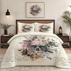 WeCozy Twin Comforter Set, 2 Pieces Gothic Goth Bedding, All Season by WeCozyHomeDecor
