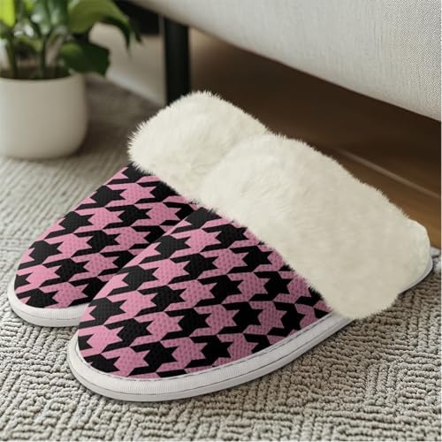 Cotton Slippers With Fluffy Edges House Slippers - Image 3