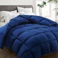 HYLEORY All Season Twin Size Bed Comforter - Cooling Down Alternative Quilted Duvet Insert with Corner Tabs - Winter Warm - Machine Washable - Navy Blue by HYLEORY-YourBeddingExpert