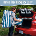 VENO 4 Pack Heavy Duty Moving Bags with Backpack Straps, Zippers & Handles, Extra Large Packing Bags for College Dorm Essentials, Moving Supplies Alternative to Cardboard Moving Boxes - Image 4