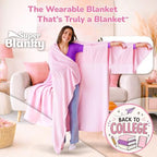 Super Blanky Wearable Blankets for Women & Men, Dorm Room Essentials, Gift for Her, Gifts for Women, Wife Birthday Gift Ideas - Image 3