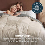 Bedsure Twin Comforter Duvet Insert - Bed Comforter Quilted, Beige/Grey - Image 5