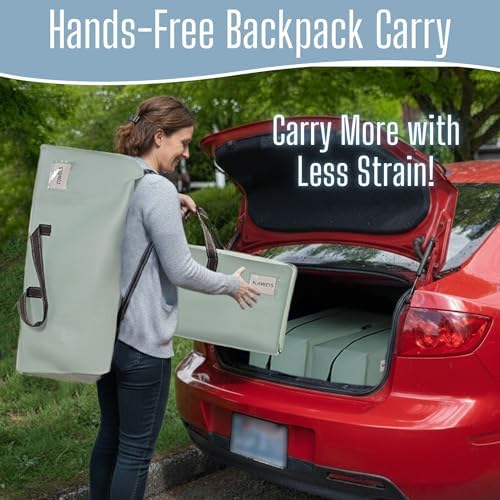 VENO 20 Pack Heavy Duty Moving Bags with Backpack Straps, Zippers & Handles, Extra Large Packing Bundle for College Dorm Essentials, Moving Supplies Alternative to Cardboard Boxes - Image 5
