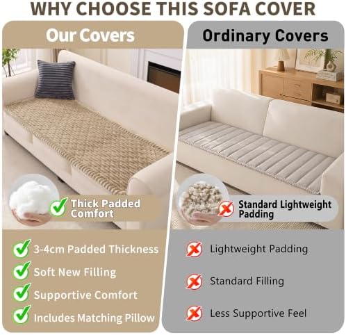 Couch Cover for Dogs, Non Slip Washable Sofa Protector for Pets - Image 6