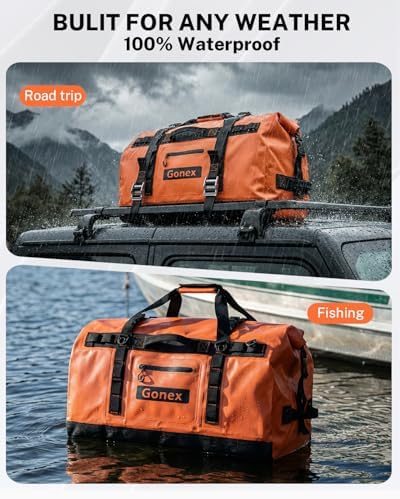 Gonex Waterproof Duffel Bag, 150L Heavy Duty Dry Bag, Reinforced Bottom - Image 3