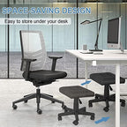 Footrest Stool Under Desk Adjustable Height Footrest Ottoman Ergonomic - Image 6