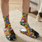 Fuzzy Slipper and Socks Set for Women Silent Sole Fuzzy Slipper - Image 3