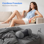 Shiatsu Neck Massager Pillow with Massage,Heat & Traction, Cordless,Oatmeal - Image 6