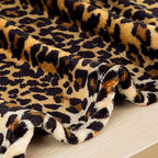 MACEVIA Flannel Fleece Twin Blanket for Couch, Leopard Print Blankets for Adult, Lightweight Cozy Soft Cheetah Blanket for Bed Sofa 260GSM, Suitable for All Seasons (Brown Leopard,60x80inches) - Image 3