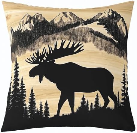 Feelyou Vintage Bear Throw Pillow Covers Reversible Decorative - Image 3