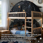 Full Bed Toddler Canopy Tent, Kids Indoor Canopy Privacy Space Sleep Tents - Image 6