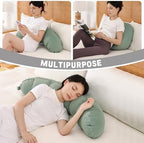 Peallow(Pat. Pend) – Long Round Body Pillow for Adults, Bolster Pillow for Sleeping, Soft and Supportive Pillow for Sleeping & Lumbar Support(Willow Green,39") - Image 6