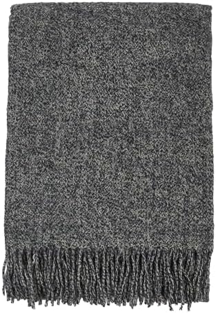 Merino Wool Throw Blanket, Indoor & Outdoor Blankets and Throws, Soft Blanket with Fringes, 55"x79" (140 x 200 cm) by Cozy+Blankets