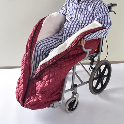 Fleece Lined Wheelchair Blanket, Wheelchair Warming Blanket, Packable Nap Travel Accessories, Wheelchair Warm Covers Blanket for Sofa Wheelchair Office Warmer - Image 2