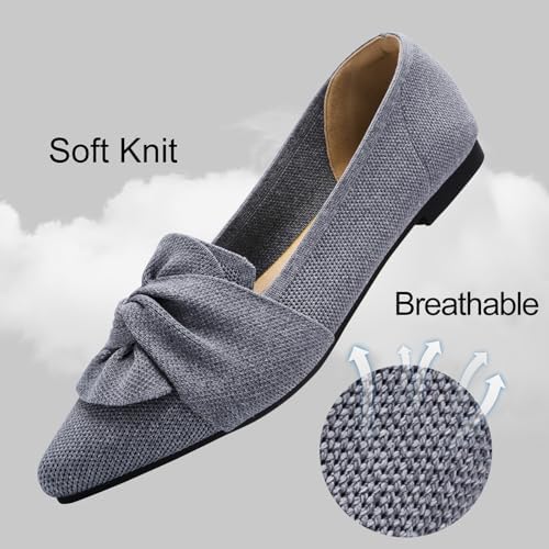 HIULYCENCE Flats for Women Pointed Toe Ballet Flats - Image 5