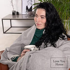 LYHome Cashmere & Merino Wool Blanket, Soft Throw for Bed & Couch, 55x79 in - Image 4